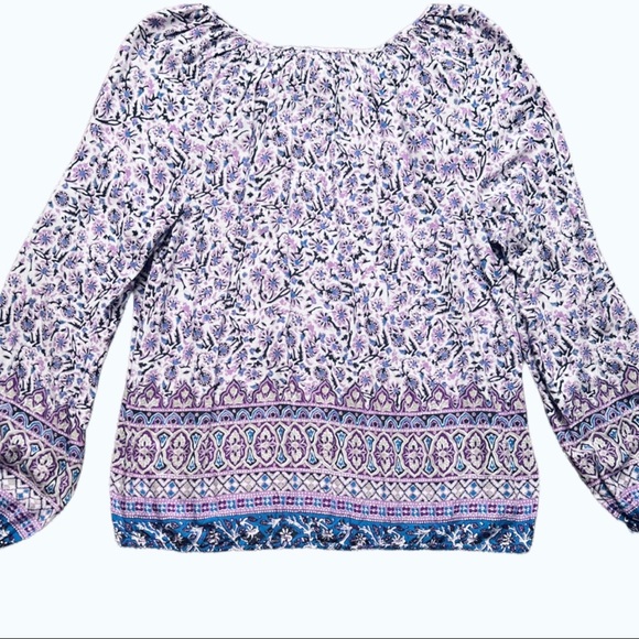 Lucky Brand Peasant Top Medium - Picture 5 of 8